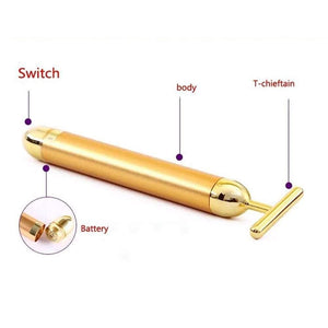 24K Gold Energy Facial Massager