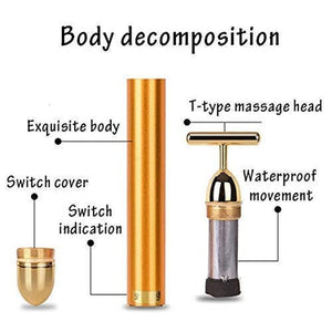 24K Gold Energy Facial Massager