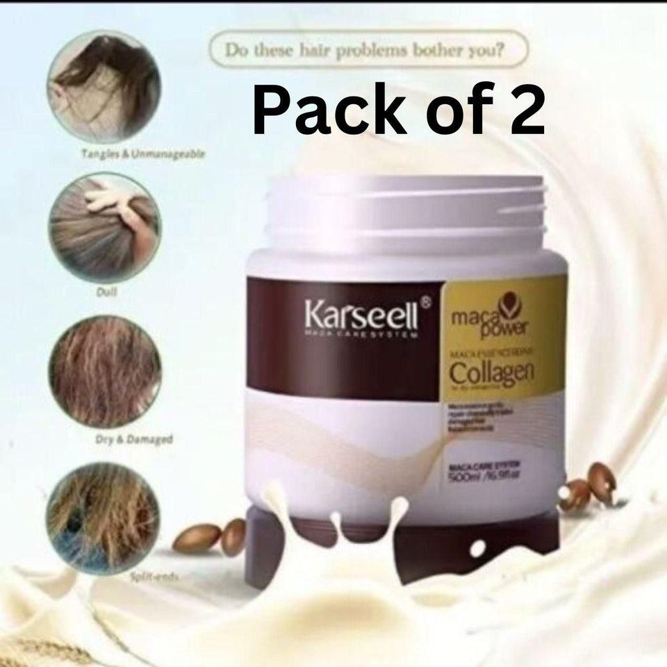 Karseell Collagen Hair Treatment Hair Mask (For All Hair Types) - Buy 1 Get 2 🔥