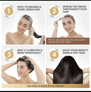 Karseell Collagen Hair Treatment Hair Mask (For All Hair Types) - Buy 1 Get 2 🔥