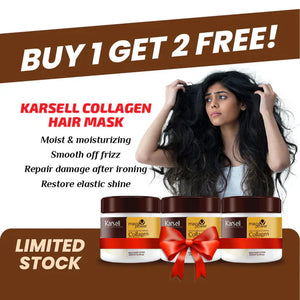 Karseell Collagen Hair Treatment Hair Mask (For All Hair Types) - Buy 1 Get 2 🔥